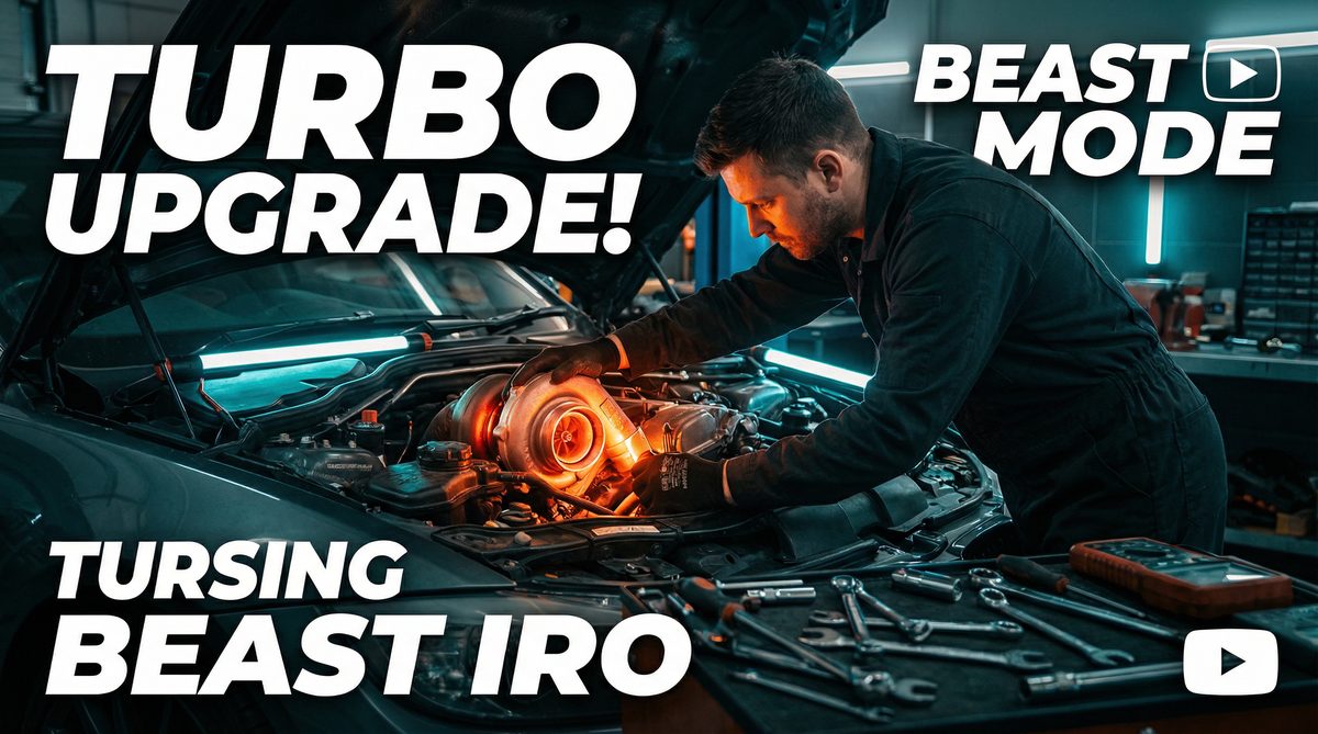 精神小妹涡轮增压引擎改装视频